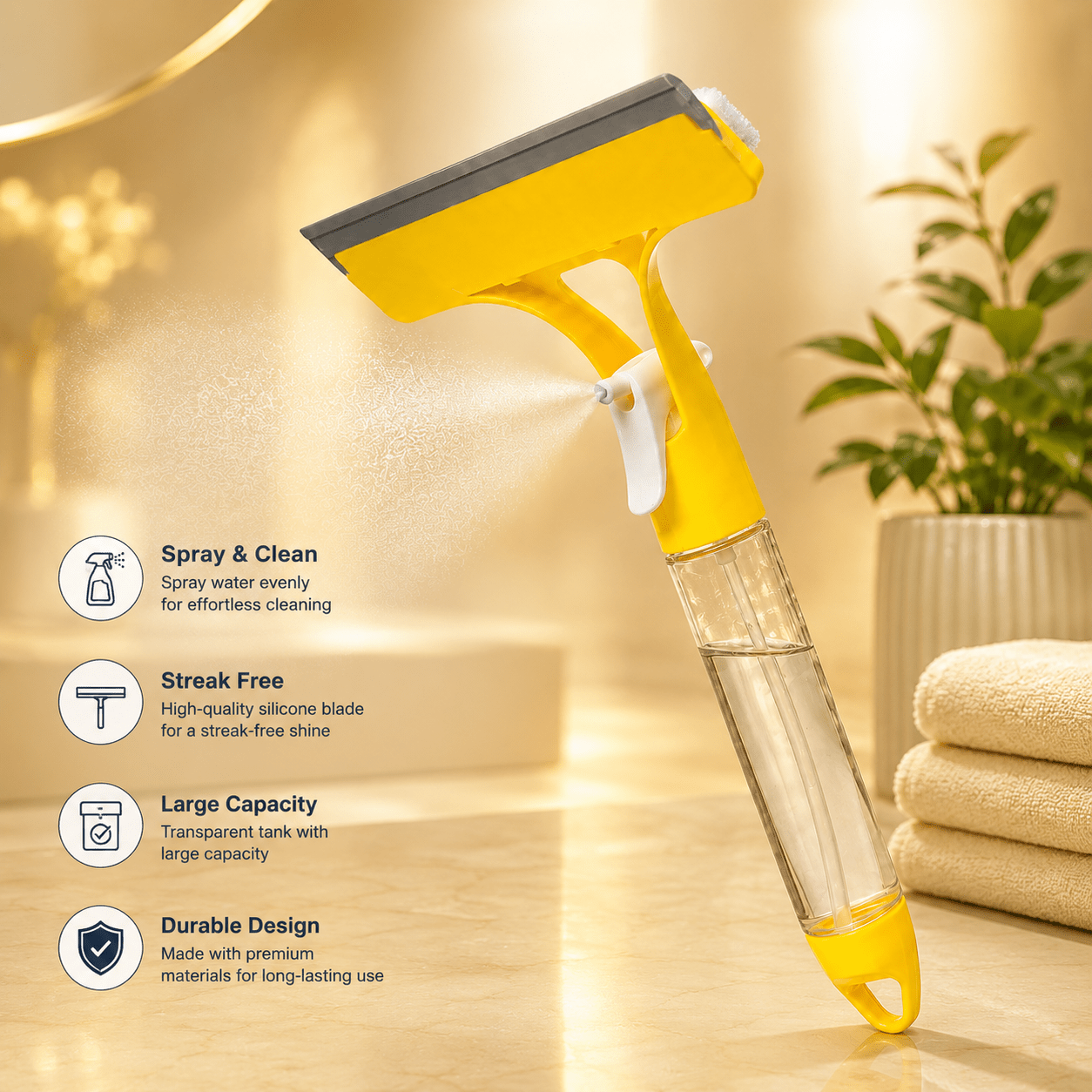 2 in 1 Cleaning Wiper & Sprayer - Smart Home