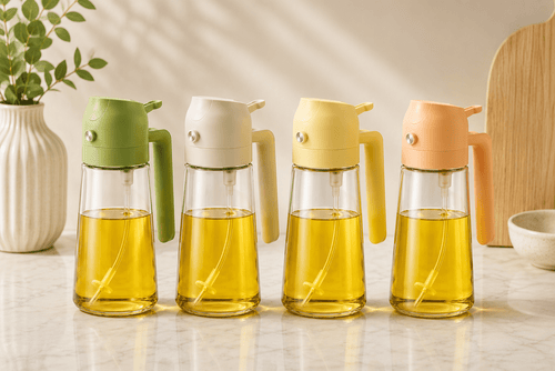 2-in-1 Glass Oil Dispenser & Sprayer - Smart Home