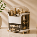 360° Clear Skincare & Cosmetic Organizer Case - Smart Home