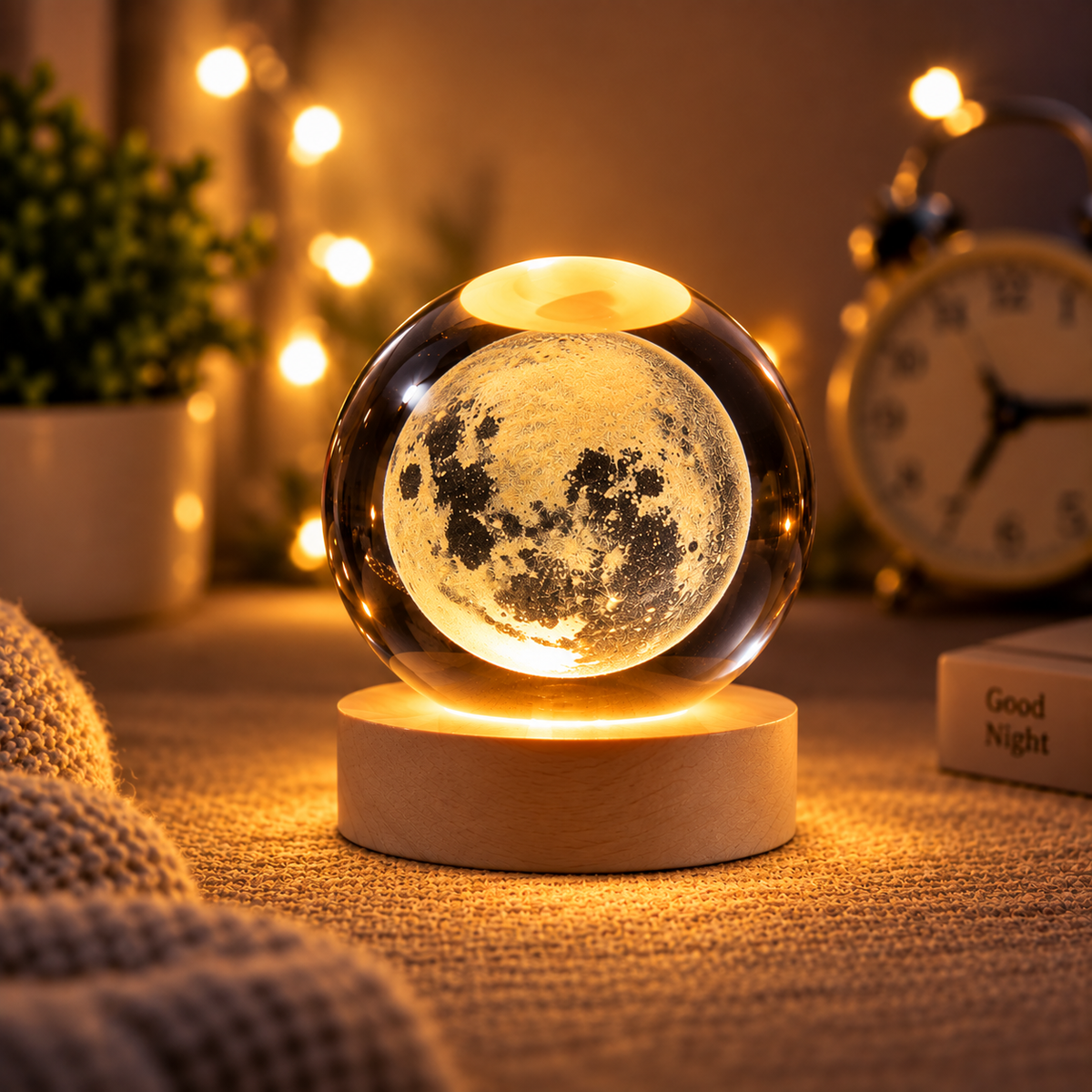 Cute Crystal Night Lamps
